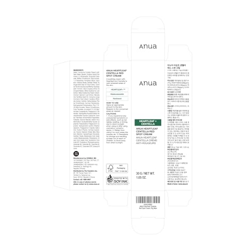31 kpcdn1ql.jpg Anua Heartleaf Centella Red Spot Cream, Hydrationsverدهumidierer für geregeltes Hautöl, Niacinamide, Centella und Panthe