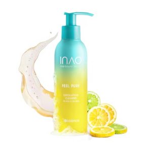 INAO Skincare Feel Pure Exfoliation Cleanser | Gel-Gesichtsreiniger mit AHA, BHA & Niacinamid | Mildes Gesichtsreinigung
