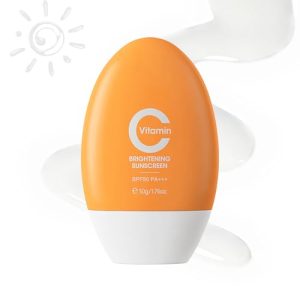 Vitamin C Sonnenschutz SPF 50 LSF für Alle Hauttypen - Feuchtigkeitsspendend & Anti-Aging (50g) Vitamin C Sonnenschutz