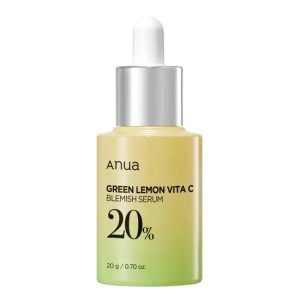 Anua Green Lemon Vita C Blemish Serum für reife Haut im Sommer -.antioxidant, -porenschrumpelnd | Anua Green Lemon Vita
