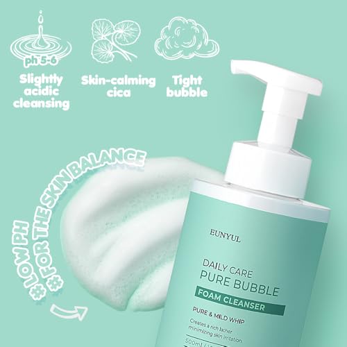 41btflb52jl.jpg EUNYUL Daily Care Pure Bubble Reinigung Schaum 500ml für empfindliche Haut ph 5.5 Gesichtsreinigung | EUNYUL Daily Care