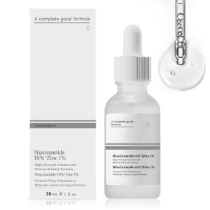 Allony Niacinamide Serum 10%+Zinc 1%, Haut Poren Verfeinern, Pigmentflecken Entfernen, Reduziert Mattheit, Für Alle Haut