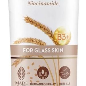 DK Rice Face Wash mit Reiswasser & Niacinamid für glasglänzende Haut | zur hydrierenden & gleichmäßigen Hautfarbe | stra