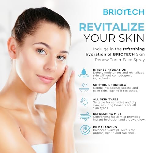 519v6aypxwl. ac .jpg BRIOTECH Skin Renew Toner Gesichtsspray - reines Hypochlorous Acid Spray - feuchtigkeitsspendend für alle Hauttypen --mo