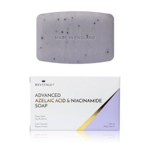 Revitale Advanced Azelainsäure- & Niacinamid-Seife – Beruhigende Reinigungsseife für glatte, ausgeglichene & geschützte