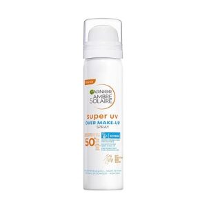 Garnier Ambre Solaire Super UV Over Make-up Spray LSF 50+ - Sonnenschutz-Spray für das Gesicht | Garnier Ambre Solaire