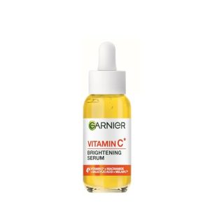 **Garnier Vitamin C Aufhellendes Serum 4% gegen Pigmente, Niacinamid, Salicylsäure, Melasyl, für alle Hauttypen, 30 ml*
