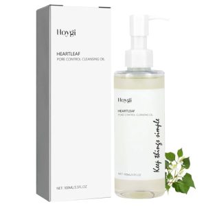 Heartleaf Pore Control Cleansing Oil 100 ml - Perfect for Oily Skin Types - Effective Blackhead Removal - Gentle Yet Dee