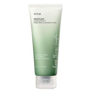 Anua Heartleaf Quercetinol Pore Deep Cleansing Foam 150ml Für das Gesicht [Amazon-Verw_playlist]-Zertifizierung Aufleitu