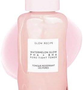 Glow Recipe Watermelon Glow PHA und BHA Gesichtswasser 40ml - mildes Peeling mit Hyaluronsäure und Kaktuswasser für sens