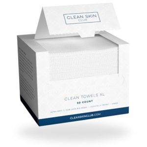 Clean Skin Club Gesichtstuch Gesundheit & Hygiene, 100% zertifizierte Hautpapiere, Make-up-Entferner, perfekt für Famili