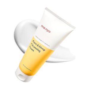 Ma:nyo Reiniger Foaming Bademilch 100ml - 99% Porenreinigung mit 10 Blütensaftkomplex und Ceramide - Elastische & feineb