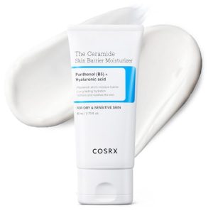 COSRX Ceramide Skin Barrier Feuchtigkeitscreme für Alle Hauttypen mit 7 Ceramiden, Hyaluron & Panthenol, lange Dauer, 80