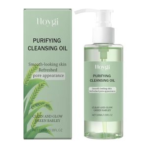 Sachte Make-up-Entfernung mit Weizen- und Grünherb-Cleansing-Oil - Feuchtigkeitsspendend & Hautberuhigend für alle Hautt