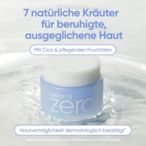 410ies2w0dl.jpg BANILA CO Clean it Zero Porenaufhellender Reinigungsbalsam|Koreanischer Make-up-Entferner für fette Haut und Akne|Herges