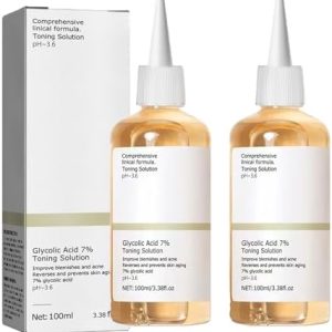 7% Glykolsäure Toner, Hydrating Reinforcementssolution für Glätte & Stärkung der Haut, Verbesserung von Puren und Pickel