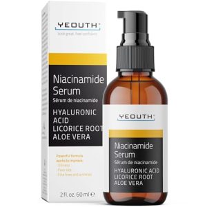 YEUTH Niacinamide Serum Gesicht 10% Anti Aging Feuchtigkeitsspendendes B3 für Frauen und Männer