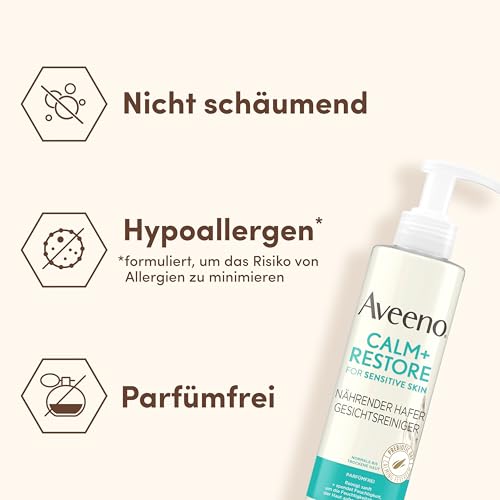 413s9wsiedl.jpg Aveeno CALM+RESTORE Gesichtsreiniger - sanfte Reinigung für empfindliche Haut | Aveeno CALM+RESTORE Gesichtsreiniger -