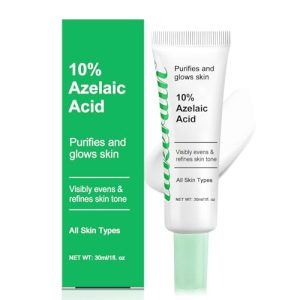 10% Azelaic Acid Serum, Reduziert Pigmentflecken, Face Cream | Gesichtscreme mit Azelainsäure & Salicylsäure, Gleichgew