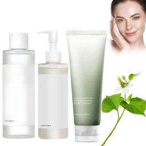 Heartleaf Quercetinol Poren Deep Ceanseing Foam 150ml für Damen und Männer - Herzblatt Porenkontroll-Öl 200ml - Herzblat