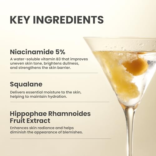 416aoehvgdl.jpg AXIS-Y Glow Serum Für Korrekte Dunkle Flecken 5% Niacinamid, Veganer Koreanischer Hautpflege, Niacinamid Serum Für Alle