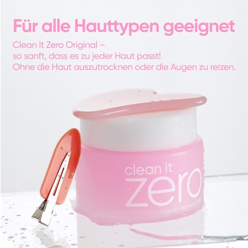 417tefs1iil.jpg BANILA CO Clean it Zero Porenaufhellender Reinigungsbalsam|Koreanischer Make-up-Entferner für fette Haut und Akne|Herges