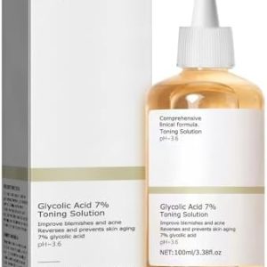 Glycolic Acid Toner, 7%-Glykolsäure Peelung Für Hautreinigung Und Akne, Etwas Für Mischendes Und Feuchtes Gesicht, Poren