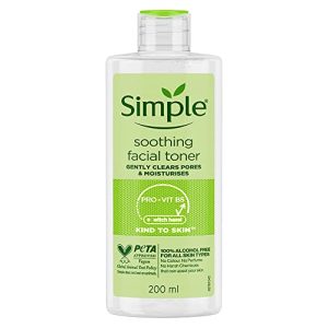 Simple beruhigendes Toner 200 ml für starschende Haut | Simple beruhigendes Toner 200 ml für Nacht-Gehalt | Simple beru