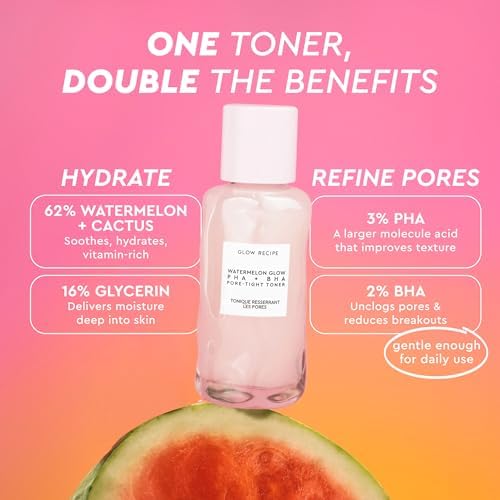 41q1nm aijl. ac .jpg Glow Recipe Watermelon Glow PHA und BHA Gesichtswasser 40ml - mildes Peeling mit Hyaluronsäure und Kaktuswasser für sens