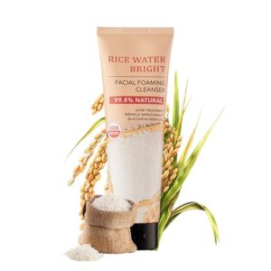 Rice Water Face Wash - Natürliche Reinigungsschaum Gesicht - USDA Organic - Feuchtigkeitsspendende Reinigung