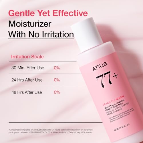 41s2kt403el.jpg ANUA Peach Niacin Reinforcing Milch für Gebläsesehnige Haut (150 ml) ANUA Peach Niacin Richtende Milch für Reife Haut