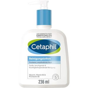 CETAPHIL Reinigungslotion Für trockene, empfindliche Haut Gesichtsreinigung mit und ohne Wasser Entfernt sanft und effek