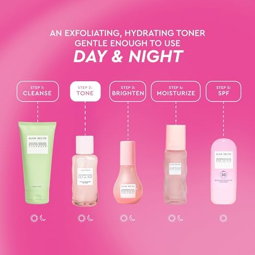 41u79jktiil. ac .jpg Glow Recipe Watermelon Glow PHA und BHA Gesichtswasser 40ml - mildes Peeling mit Hyaluronsäure und Kaktuswasser für sens