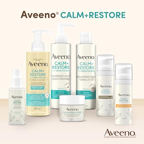 41xcccdrknl.jpg Aveeno CALM+RESTORE Gesichtsreiniger - sanfte Reinigung für empfindliche Haut | Aveeno CALM+RESTORE Gesichtsreiniger -