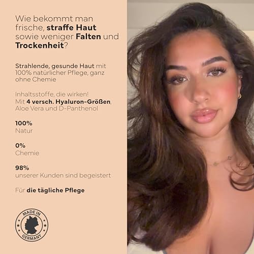 41ybmur 8dl.jpg BIO Niacinamide Serum 10% mit Zink & Hyaluron – Antipockelserum für gebleichte Haut – Ideal für reife Haut – naturkosmet