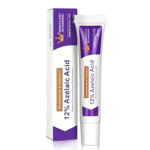 12% Azelaic Acid Serum für Alle Hauttypen gegen Pickel und hellt Pickelmale | Azelainsäure-Creme 20g zur Rosacearespezi