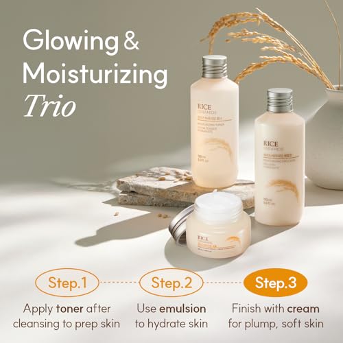 41bs11wcvul.jpg **THE FACE SHOP Crème Hydratante Eclaircissante au Riz fürSensitive Haut im Sommer** | **THE FACE SHOP Rice Céramide Cr