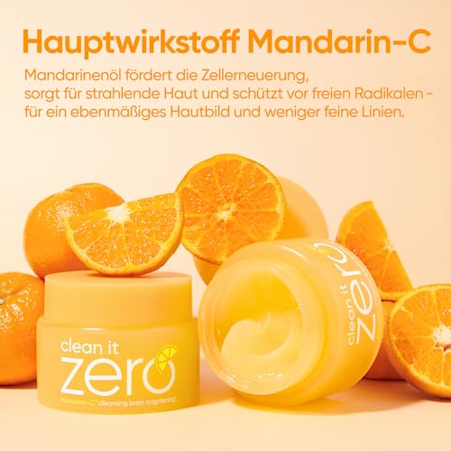 41dpe jdll.jpg BANILA CO Clean it Zero Porenaufhellender Reinigungsbalsam|Koreanischer Make-up-Entferner für fette Haut und Akne|Herges