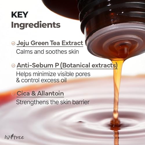 41epqlgt6yl. ac .jpg ISNTREE Grüner Tee Reinigungssirup 200 ml | Tiefenbefeuchtend für empfindliche, fettige, trockene Haut | Hyaluronsäure,