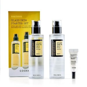 COSRX Glass Skin Starter Set fürrowned Daily Hydrating & Firming Korean Skin Care Kit