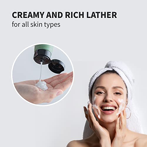 41via avazl.jpg BENTON Deep Green Tea Cleansing Foam - Reinigend, strafft Poren, fettige und empfindliche Haut, glatter Finish, [Amazon-
