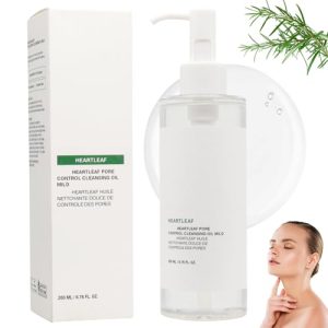 Heartleaf Porenkontroll-Öl Gesichtsreiniger für empfindliche Haut Mitesser Entfernung Tiefenreinigung (200 ml) Heartle