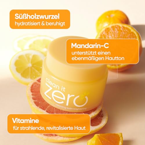 41w io8risl.jpg BANILA CO Clean it Zero Porenaufhellender Reinigungsbalsam|Koreanischer Make-up-Entferner für fette Haut und Akne|Herges