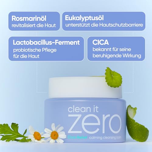 41xzvucz6bl.jpg BANILA CO Clean it Zero Porenaufhellender Reinigungsbalsam|Koreanischer Make-up-Entferner für fette Haut und Akne|Herges