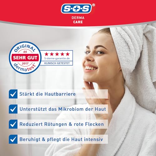 51aduwmg7tl.jpg SOS Derma Care Anti Rötungen Creme (50 ml) - reduziert rote Äderchen & Hautrötungen - intensive Gesichtspflege zur Rosac