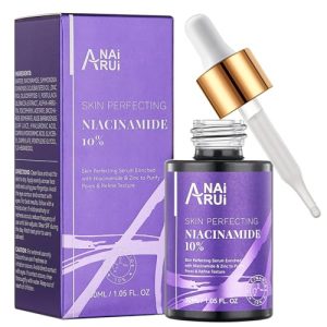 ANAiRUi Niacinamide Serum - Porenverfeinerung, Dunkle Flecken und Pickel, 1% Zink und 2% Arbutin, 30 ml ANAiRUi Zink u