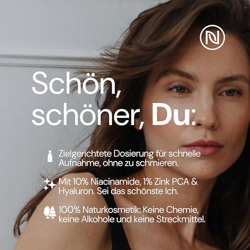 51ipds3modl.jpg BIO Niacinamide Serum 10% mit Zink & Hyaluron – Antipockelserum für gebleichte Haut – Ideal für reife Haut – naturkosmet